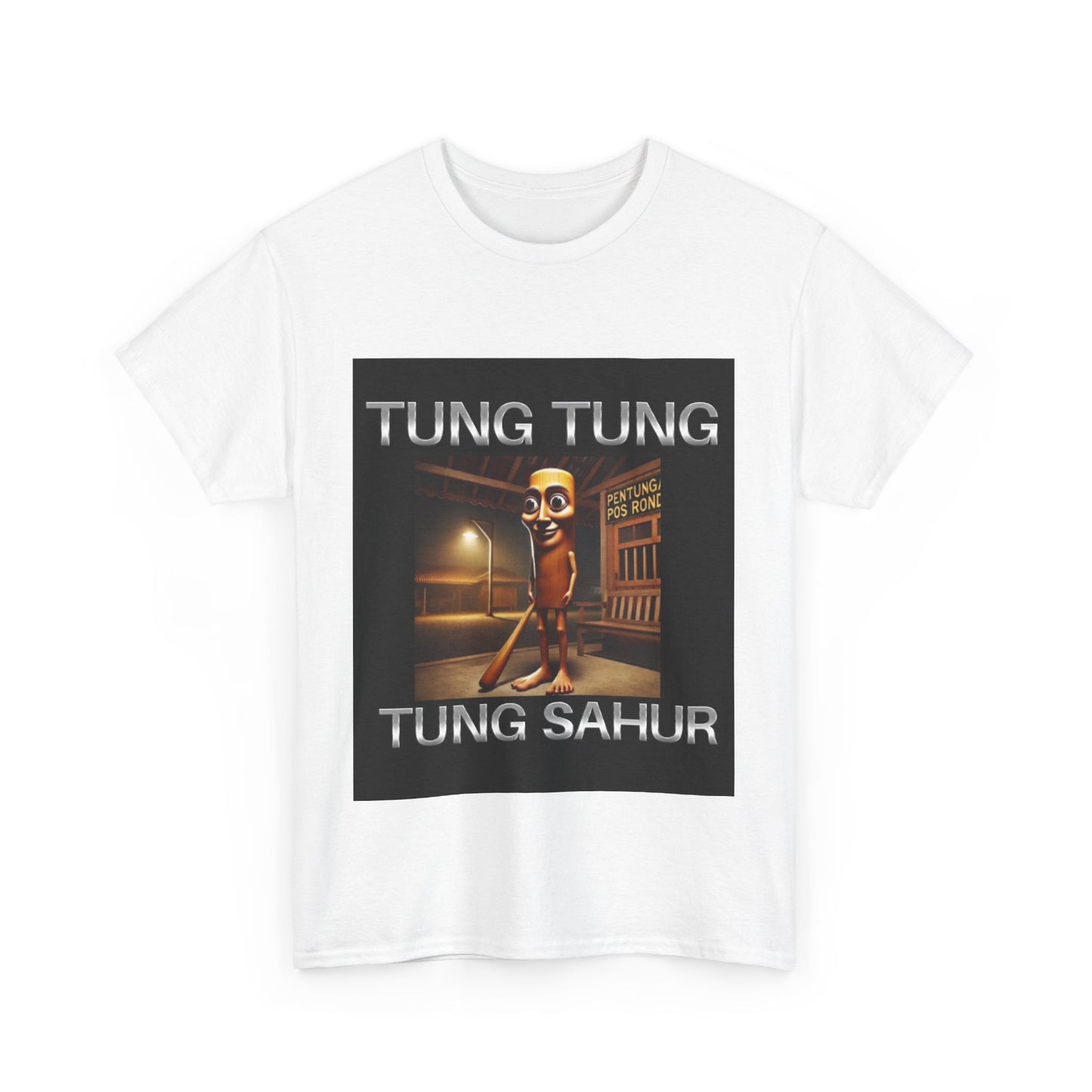 Tung Tung Tung Sahur T-shirt, Italian Brain Rot Tee Shirt, Brain Rot Meme Shirt, Tung Tung Tung Sahur Shirts