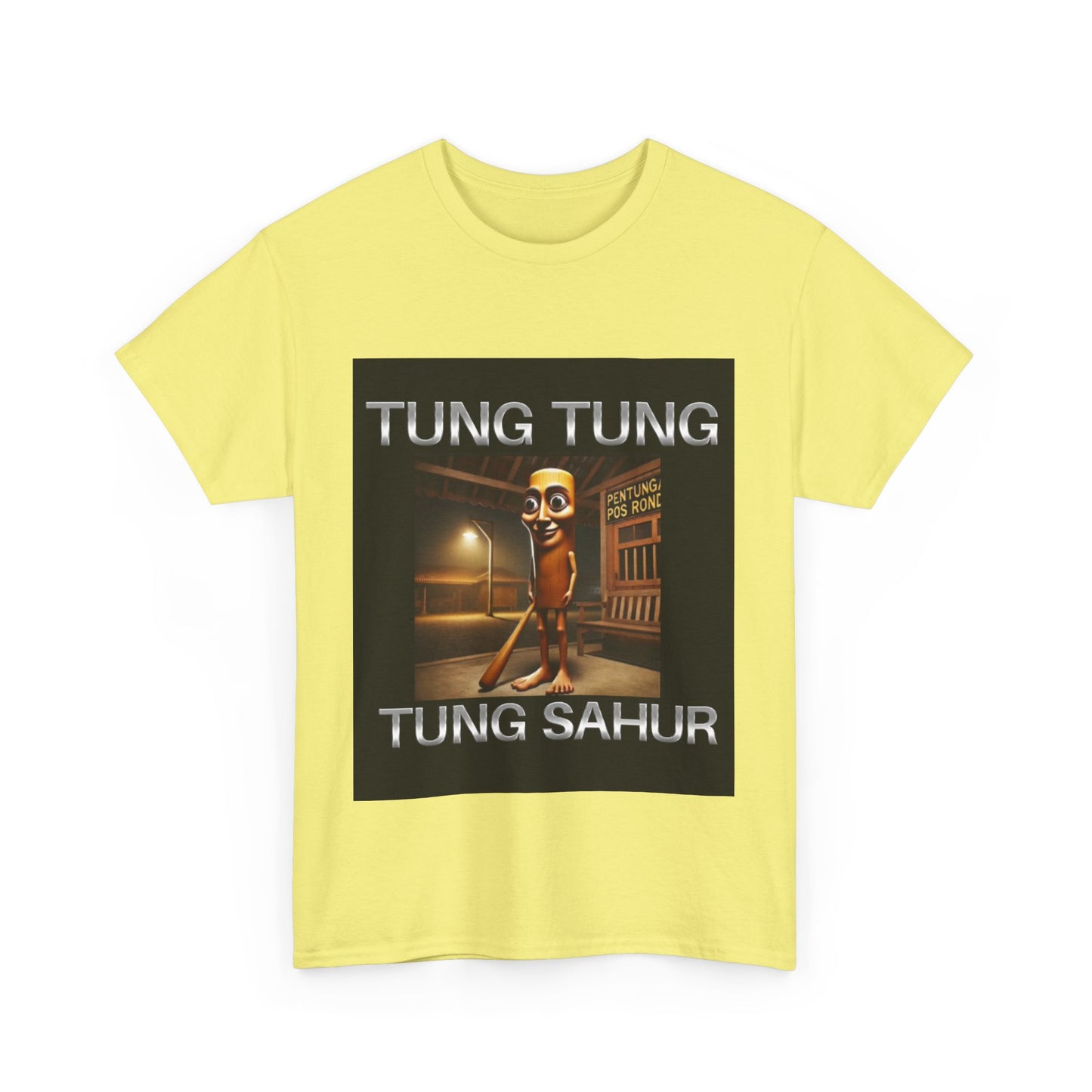 Tung Tung Tung Sahur T-shirt, Italian Brain Rot Tee Shirt, Brain Rot Meme Shirt, Tung Tung Tung Sahur Shirts