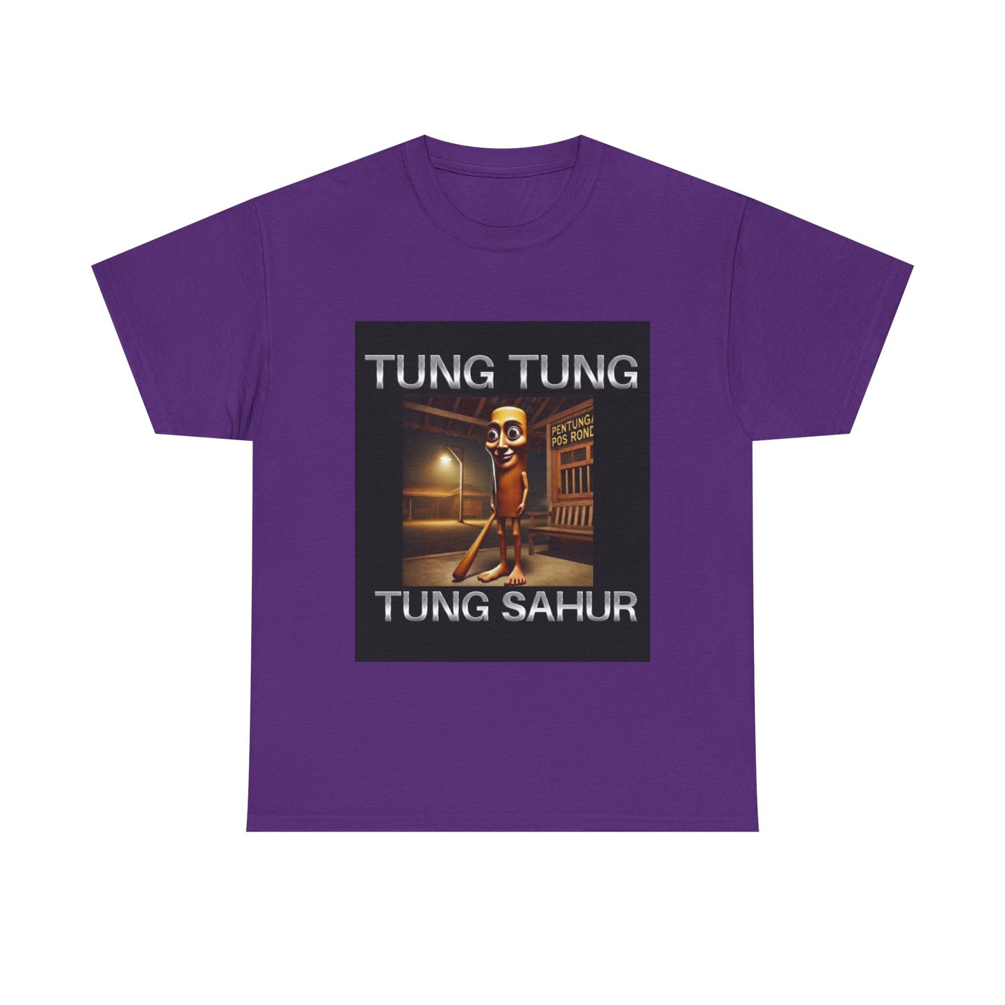Tung Tung Tung Sahur T-shirt, Italian Brain Rot Tee Shirt, Brain Rot Meme Shirt, Tung Tung Tung Sahur Shirts
