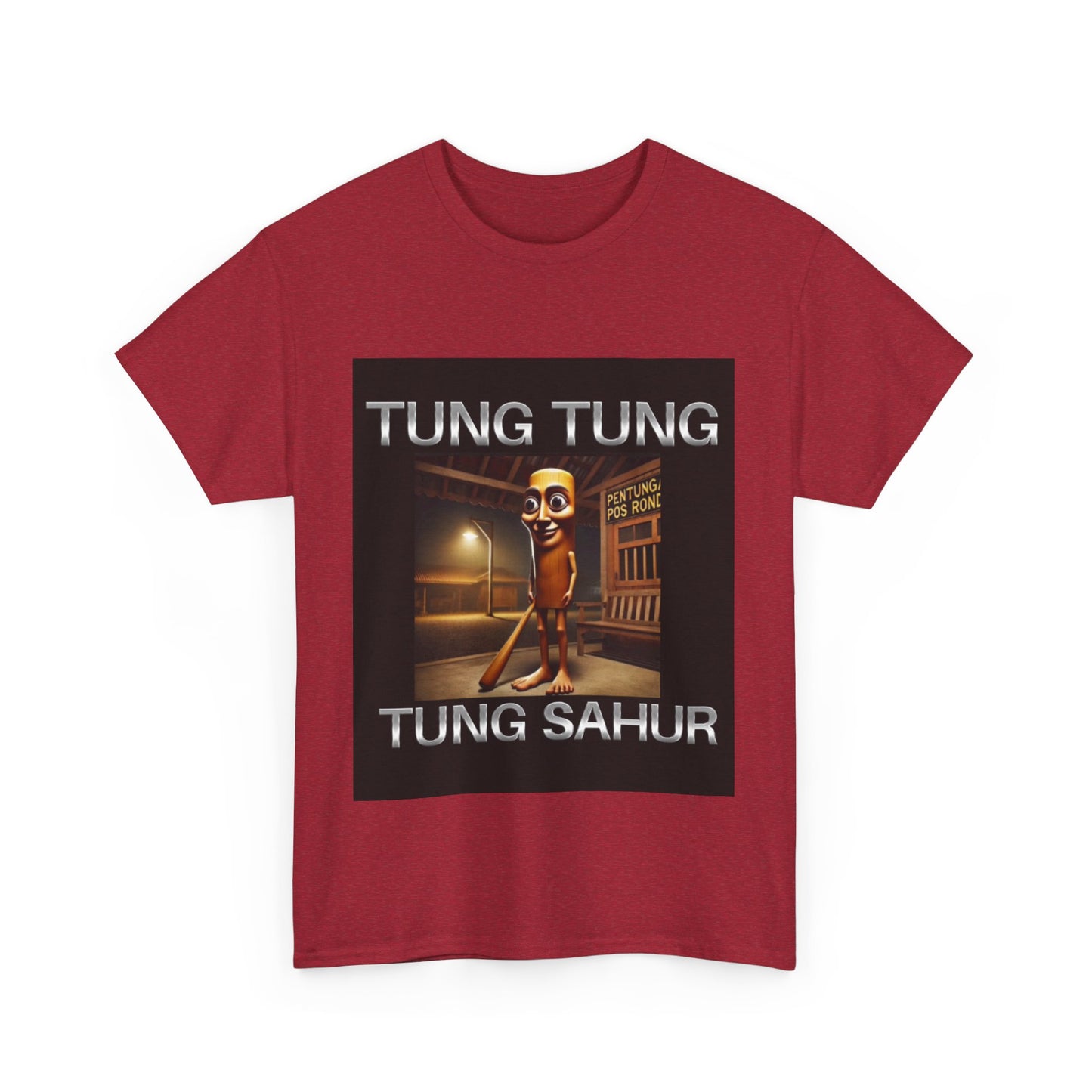Tung Tung Tung Sahur T-shirt, Italian Brain Rot Tee Shirt, Brain Rot Meme Shirt, Tung Tung Tung Sahur Shirts