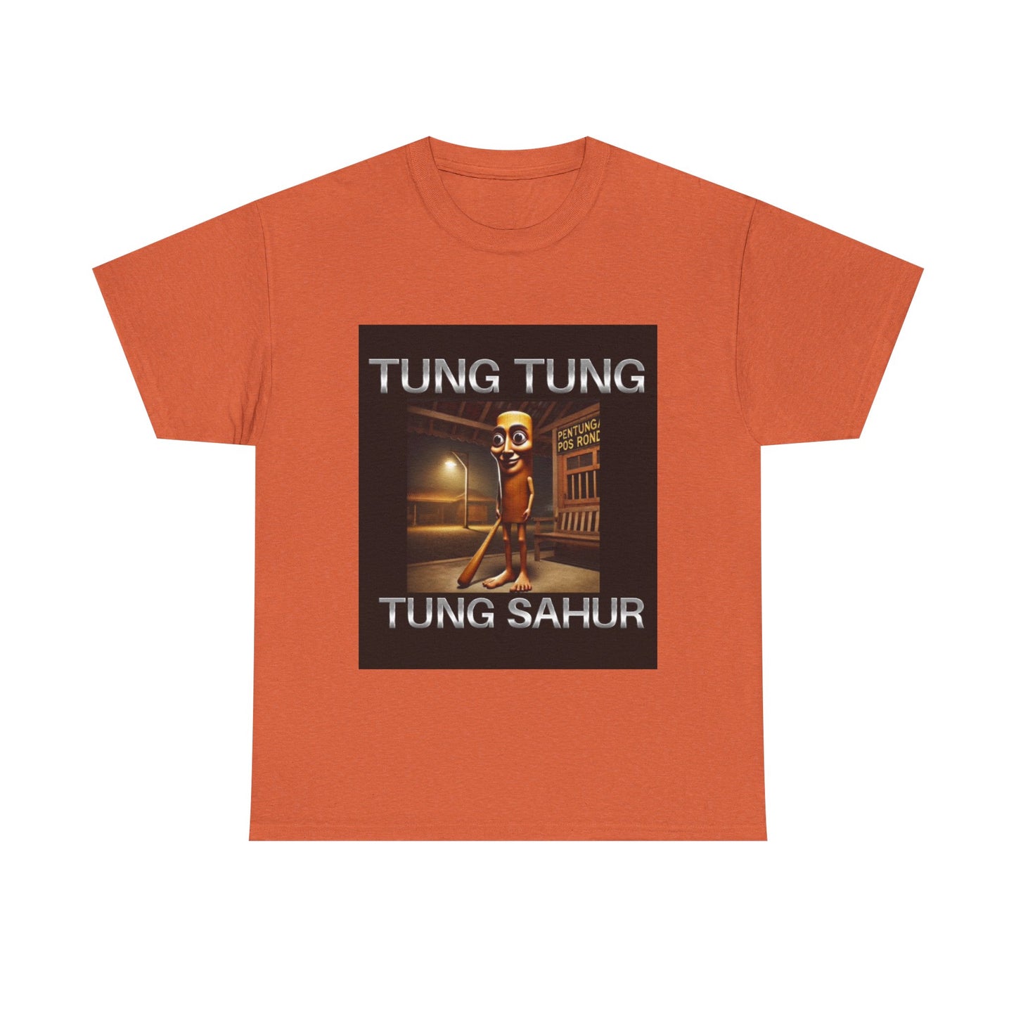 Tung Tung Tung Sahur T-shirt, Italian Brain Rot Tee Shirt, Brain Rot Meme Shirt, Tung Tung Tung Sahur Shirts