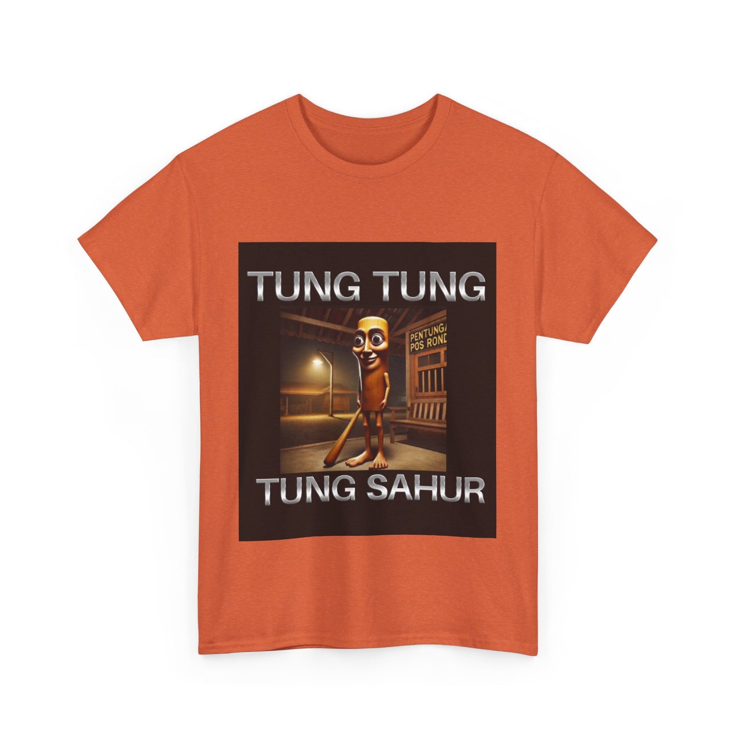 Tung Tung Tung Sahur T-shirt, Italian Brain Rot Tee Shirt, Brain Rot Meme Shirt, Tung Tung Tung Sahur Shirts