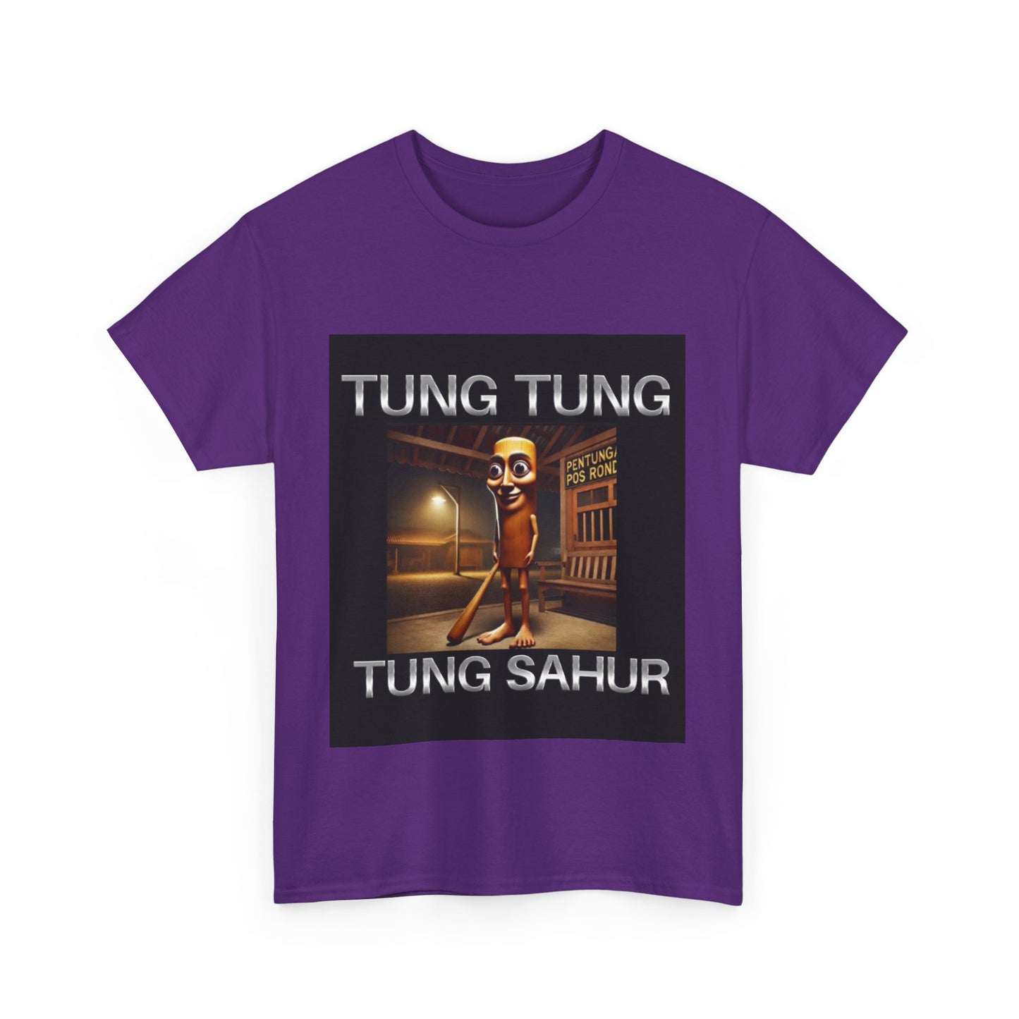 Tung Tung Tung Sahur T-shirt, Italian Brain Rot Tee Shirt, Brain Rot Meme Shirt, Tung Tung Tung Sahur Shirts