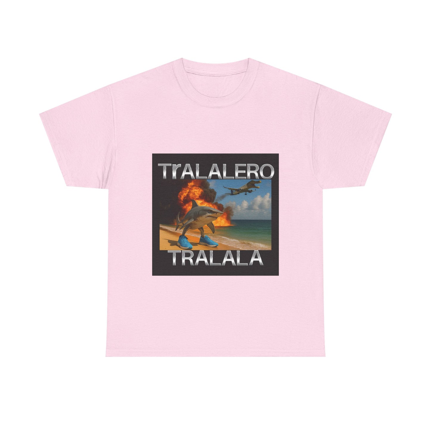 Tralalero Tralala Funny Shark Meme T-shirt, Brain Rot Tee Shirt, Shark With Shoes Meme Shirts, Weird Absurd Funny Shirt, Trending Memes Tee