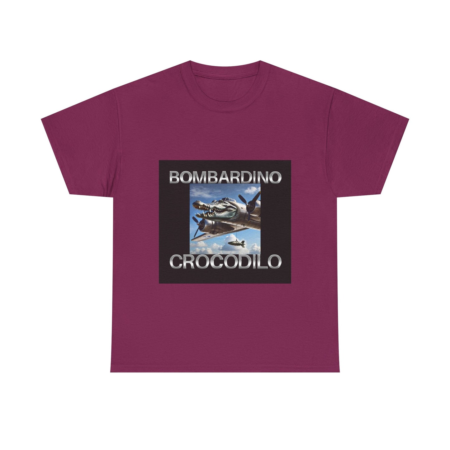 Bombardino Crocodilo T-shirt, Bombardino Crocodile Brain Rot Tee Shirt, Brain Rot Meme Shirt, Italian Brain Rot Shirts