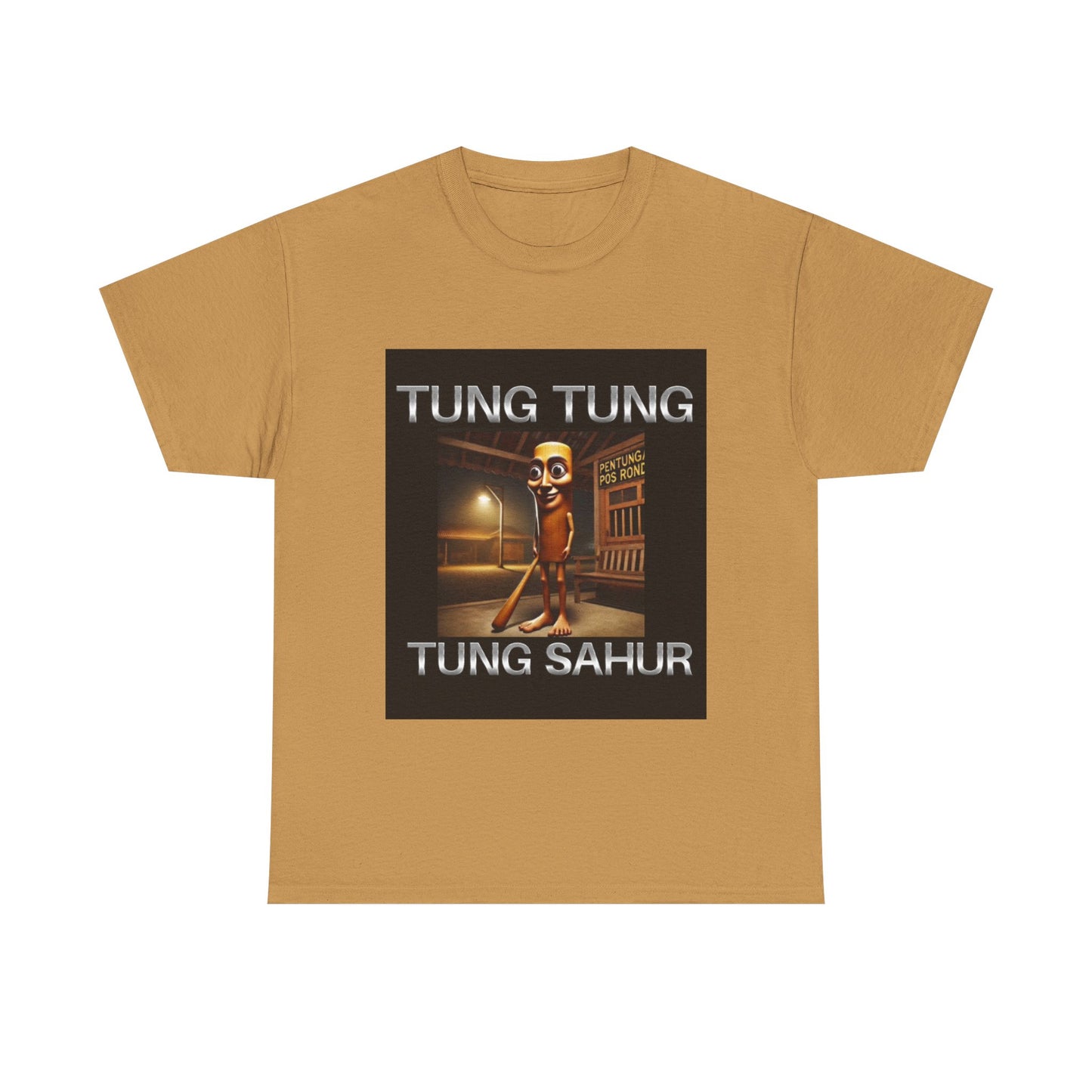 Tung Tung Tung Sahur T-shirt, Italian Brain Rot Tee Shirt, Brain Rot Meme Shirt, Tung Tung Tung Sahur Shirts