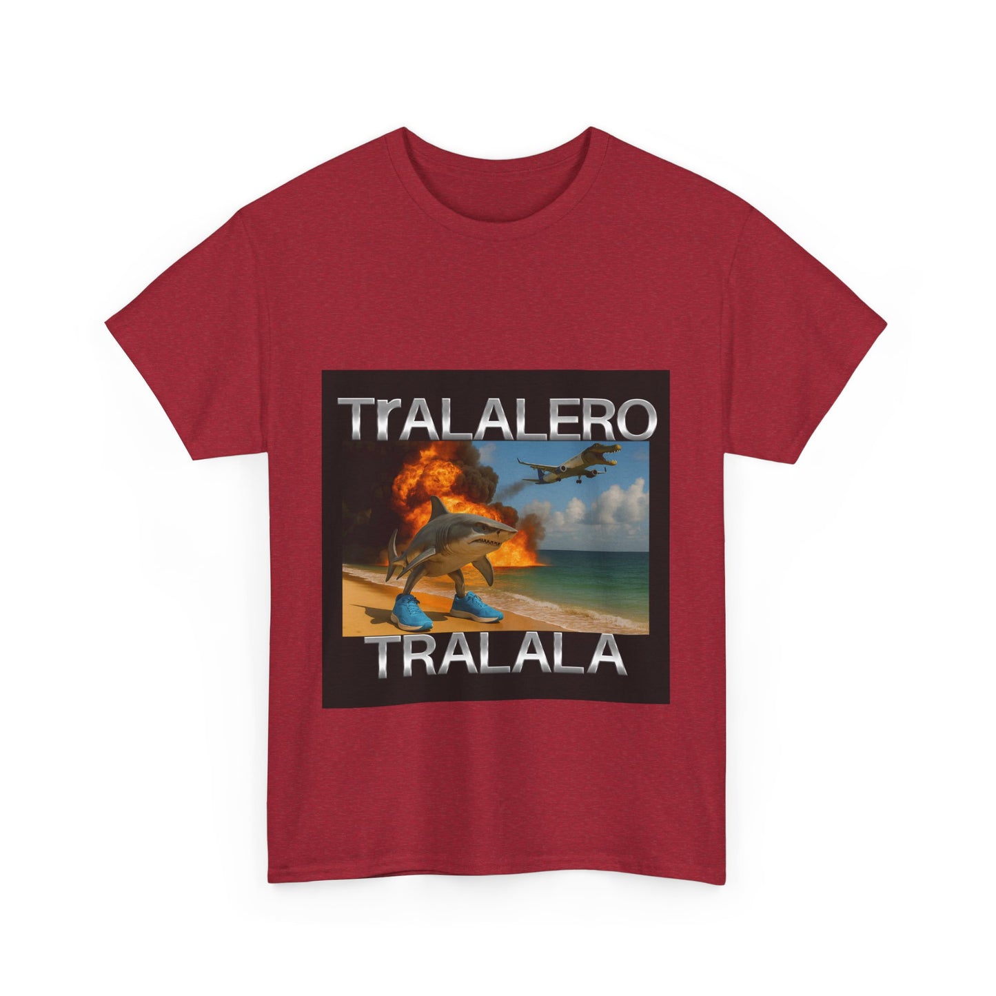 Tralalero Tralala Funny Shark Meme T-shirt, Brain Rot Tee Shirt, Shark With Shoes Meme Shirts, Weird Absurd Funny Shirt, Trending Memes Tee
