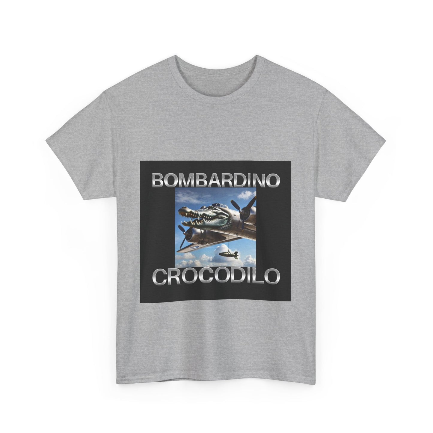Bombardino Crocodilo T-shirt, Bombardino Crocodile Brain Rot Tee Shirt, Brain Rot Meme Shirt, Italian Brain Rot Shirts