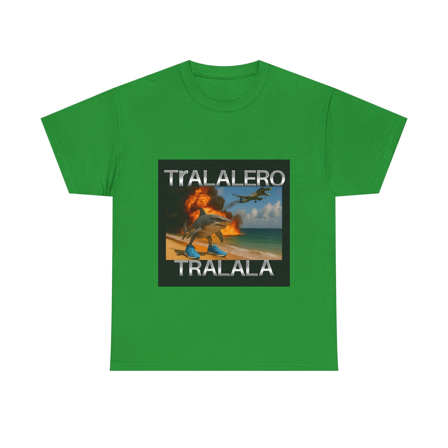 Tralalero Tralala Funny Shark Meme T-shirt, Brain Rot Tee Shirt, Shark With Shoes Meme Shirts, Weird Absurd Funny Shirt, Trending Memes Tee
