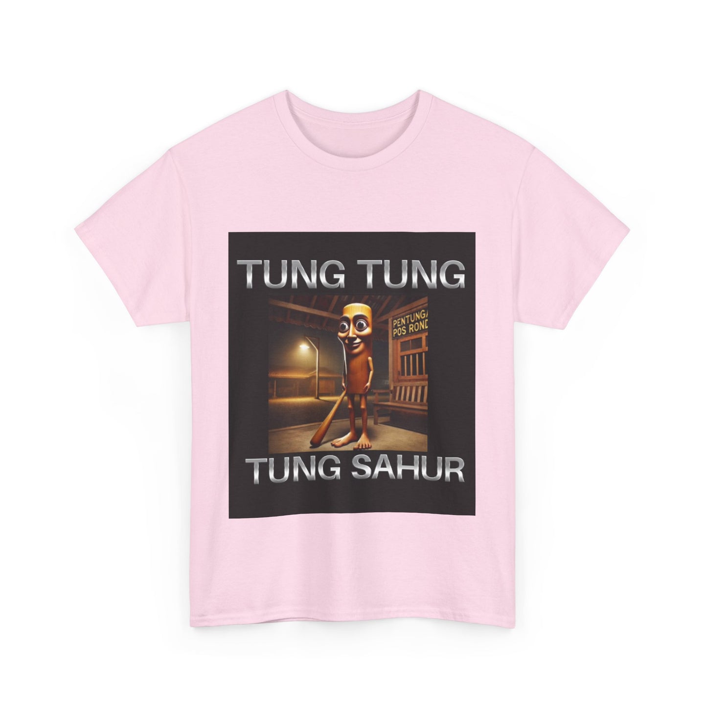 Tung Tung Tung Sahur T-shirt, Italian Brain Rot Tee Shirt, Brain Rot Meme Shirt, Tung Tung Tung Sahur Shirts