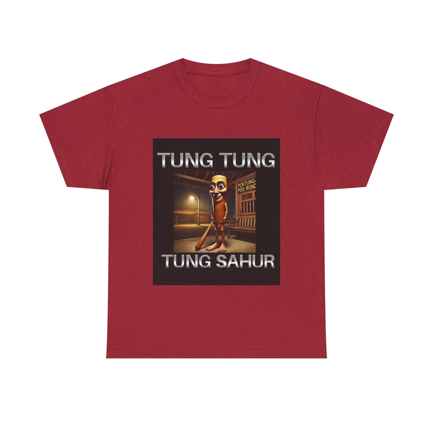 Tung Tung Tung Sahur T-shirt, Italian Brain Rot Tee Shirt, Brain Rot Meme Shirt, Tung Tung Tung Sahur Shirts