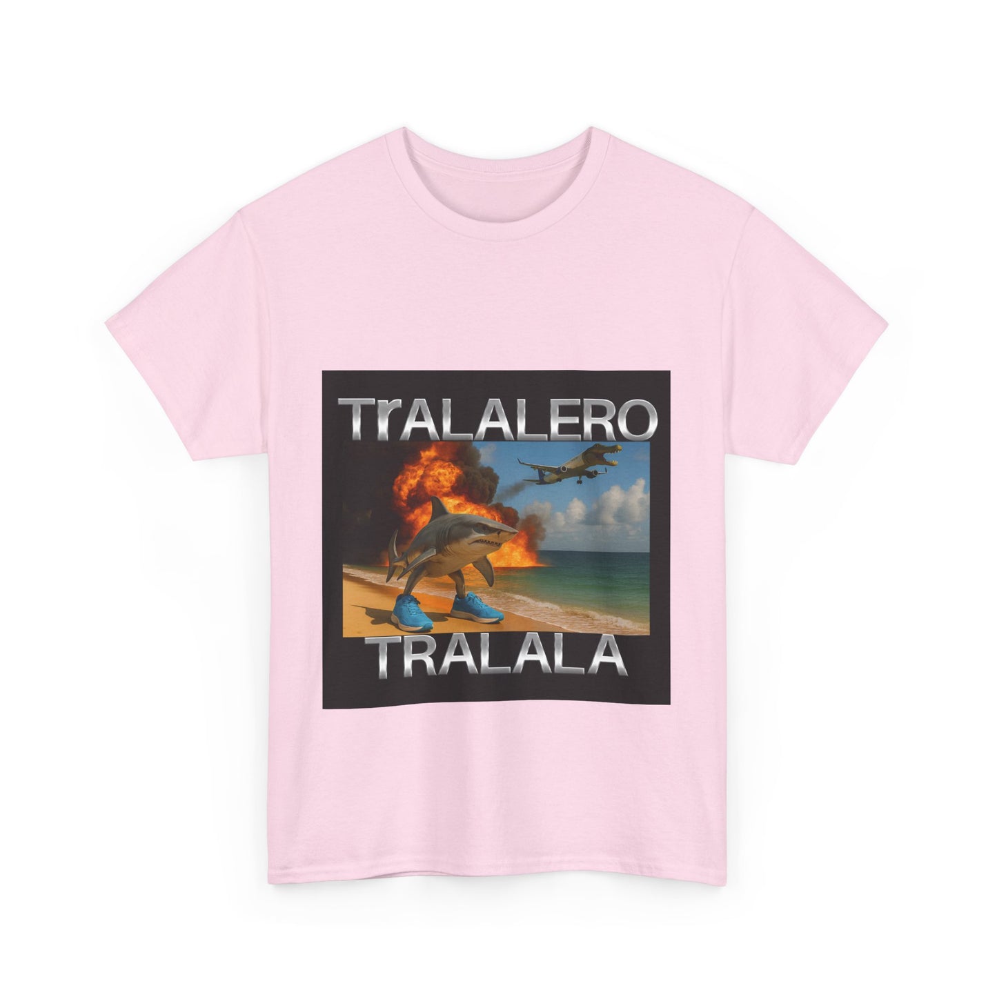 Tralalero Tralala Funny Shark Meme T-shirt, Brain Rot Tee Shirt, Shark With Shoes Meme Shirts, Weird Absurd Funny Shirt, Trending Memes Tee