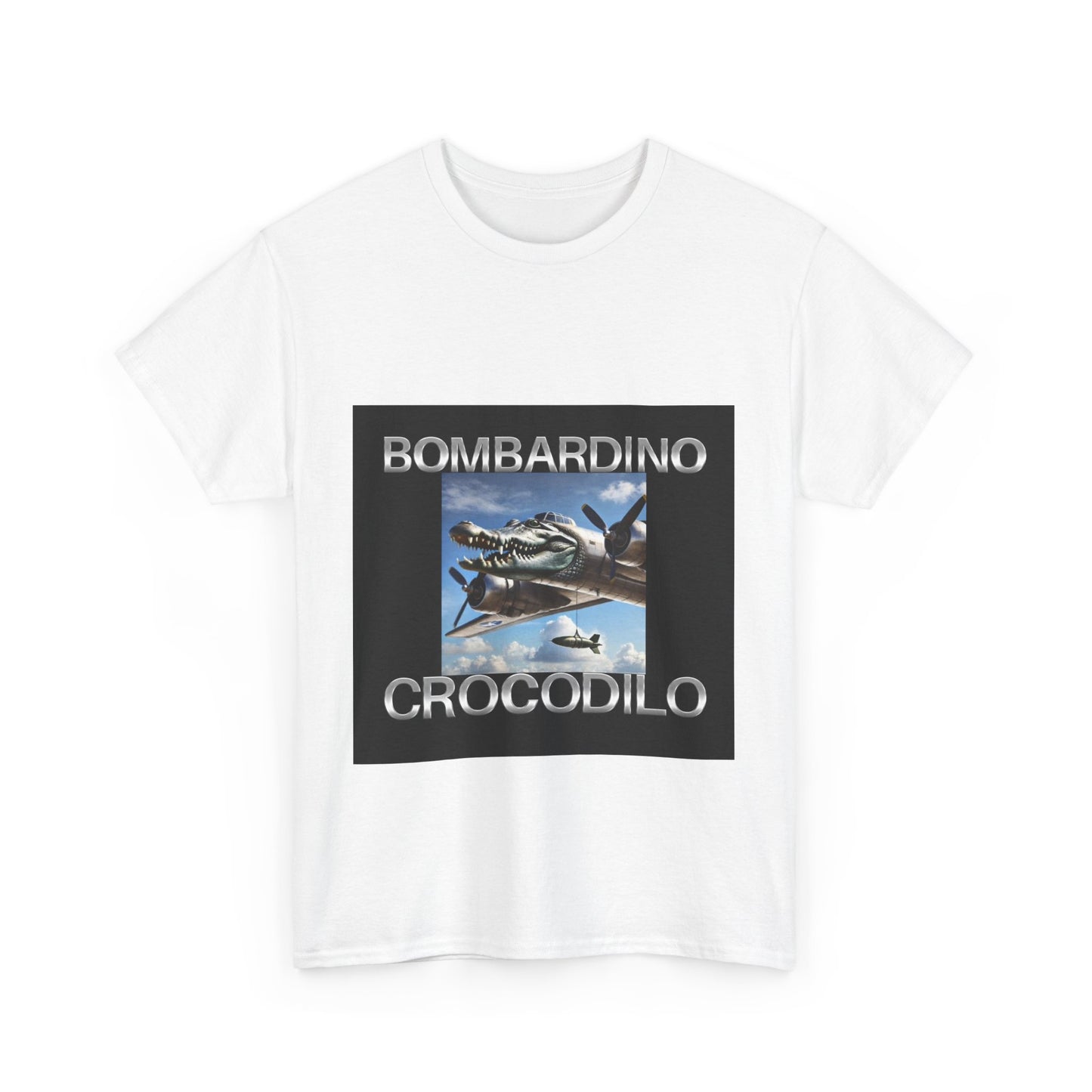 Bombardino Crocodilo T-shirt, Bombardino Crocodile Brain Rot Tee Shirt, Brain Rot Meme Shirt, Italian Brain Rot Shirts