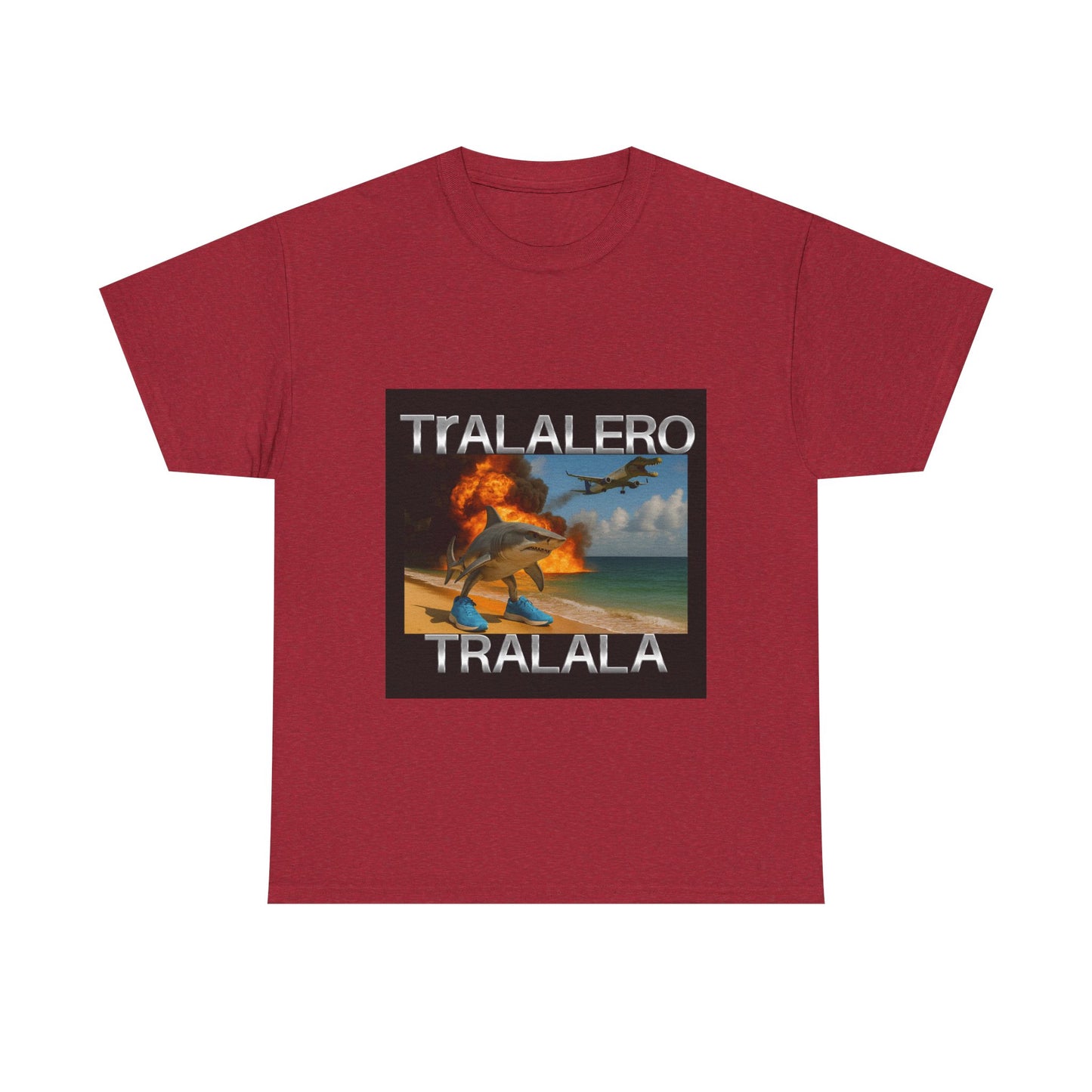 Tralalero Tralala Funny Shark Meme T-shirt, Brain Rot Tee Shirt, Shark With Shoes Meme Shirts, Weird Absurd Funny Shirt, Trending Memes Tee