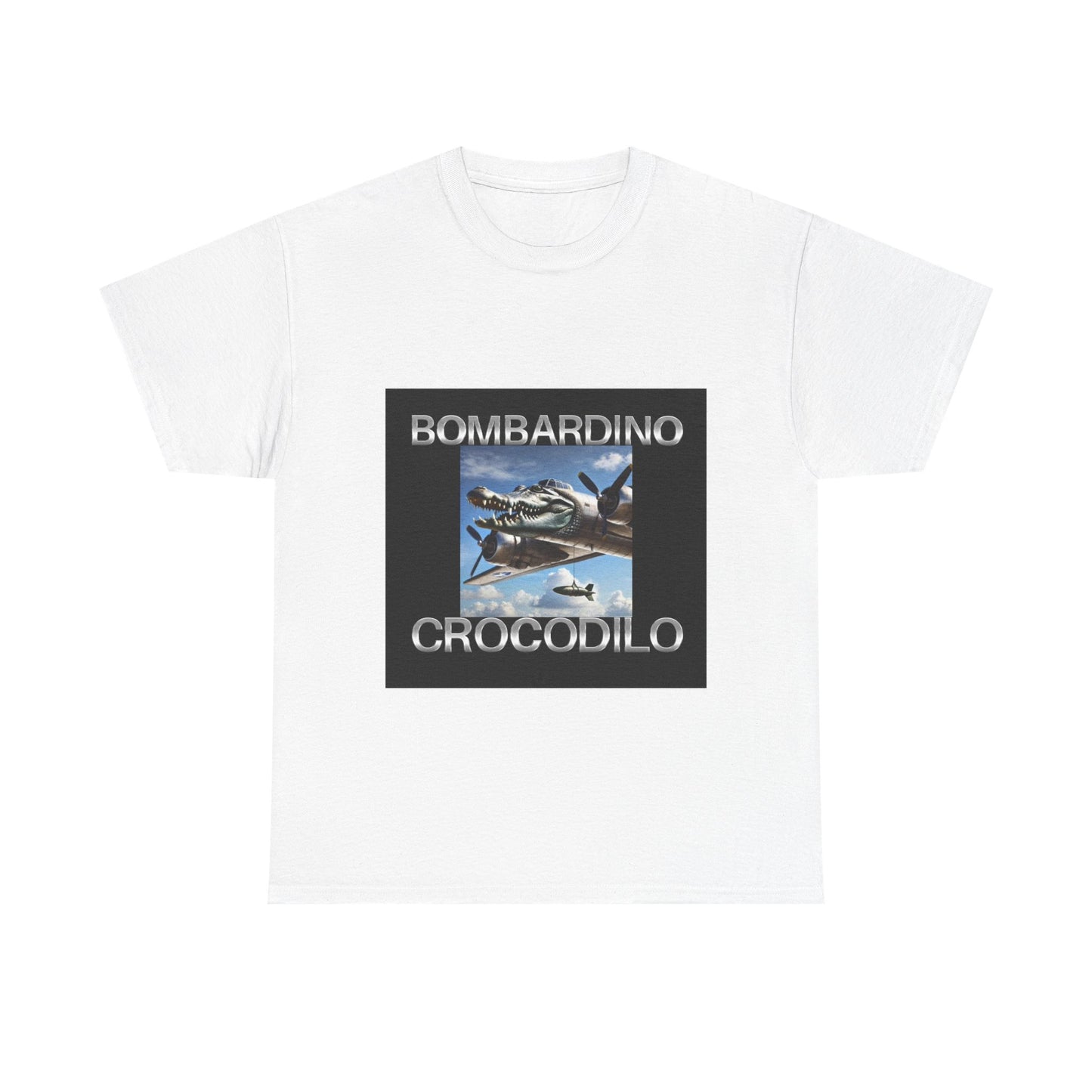 Bombardino Crocodilo T-shirt, Bombardino Crocodile Brain Rot Tee Shirt, Brain Rot Meme Shirt, Italian Brain Rot Shirts