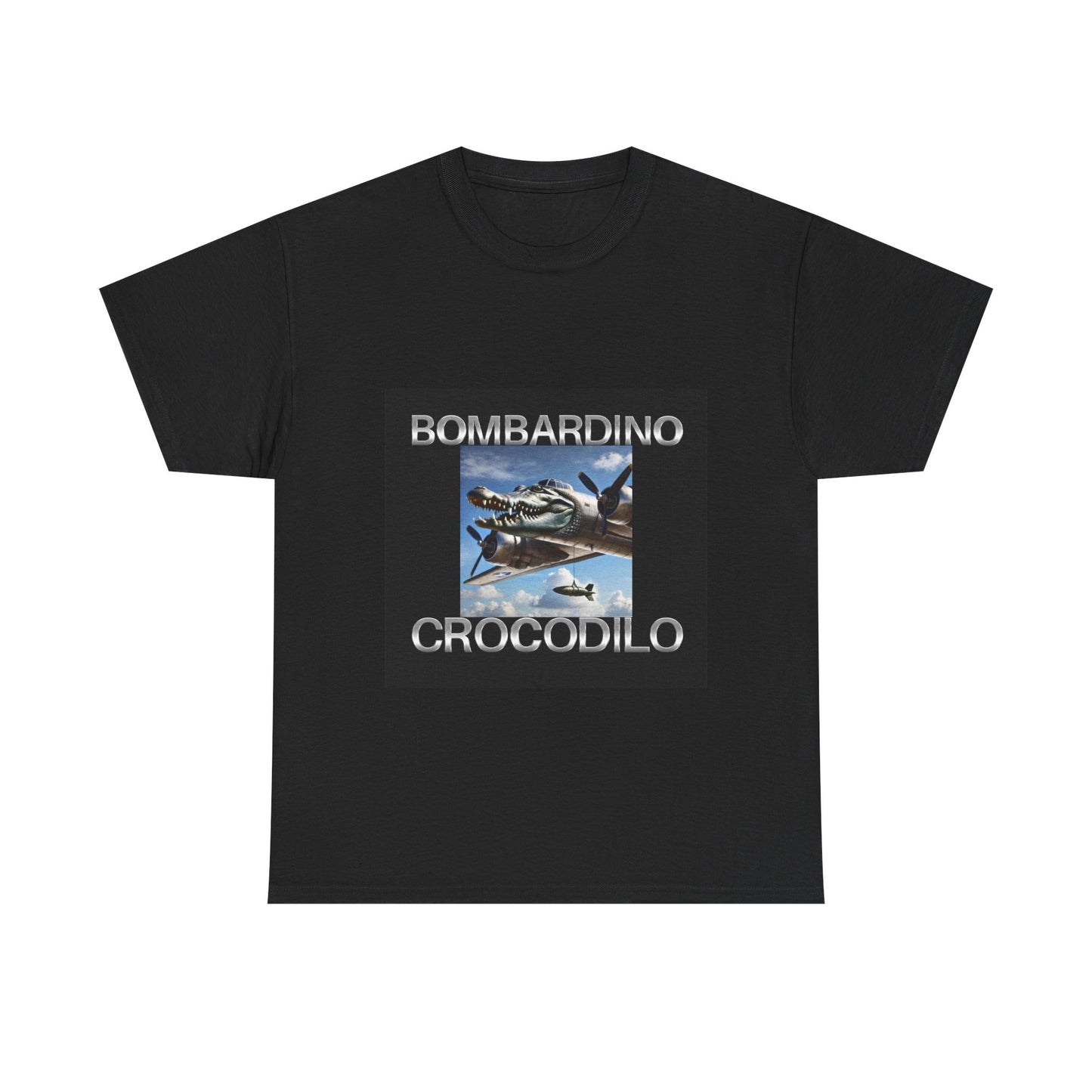 Bombardino Crocodilo T-shirt, Bombardino Crocodile Brain Rot Tee Shirt, Brain Rot Meme Shirt, Italian Brain Rot Shirts