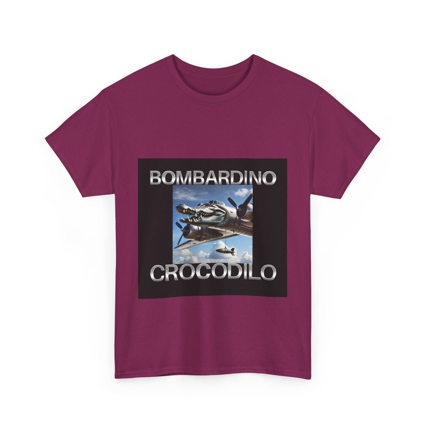 Bombardino Crocodilo T-shirt, Bombardino Crocodile Brain Rot Tee Shirt, Brain Rot Meme Shirt, Italian Brain Rot Shirts