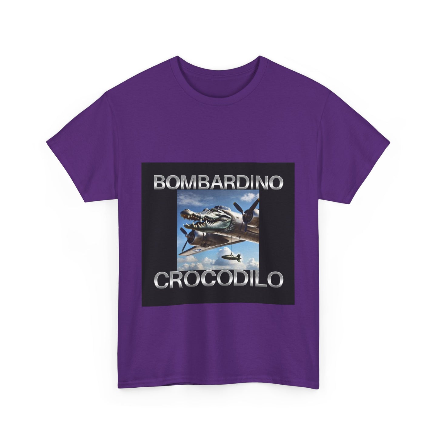 Bombardino Crocodilo T-shirt, Bombardino Crocodile Brain Rot Tee Shirt, Brain Rot Meme Shirt, Italian Brain Rot Shirts