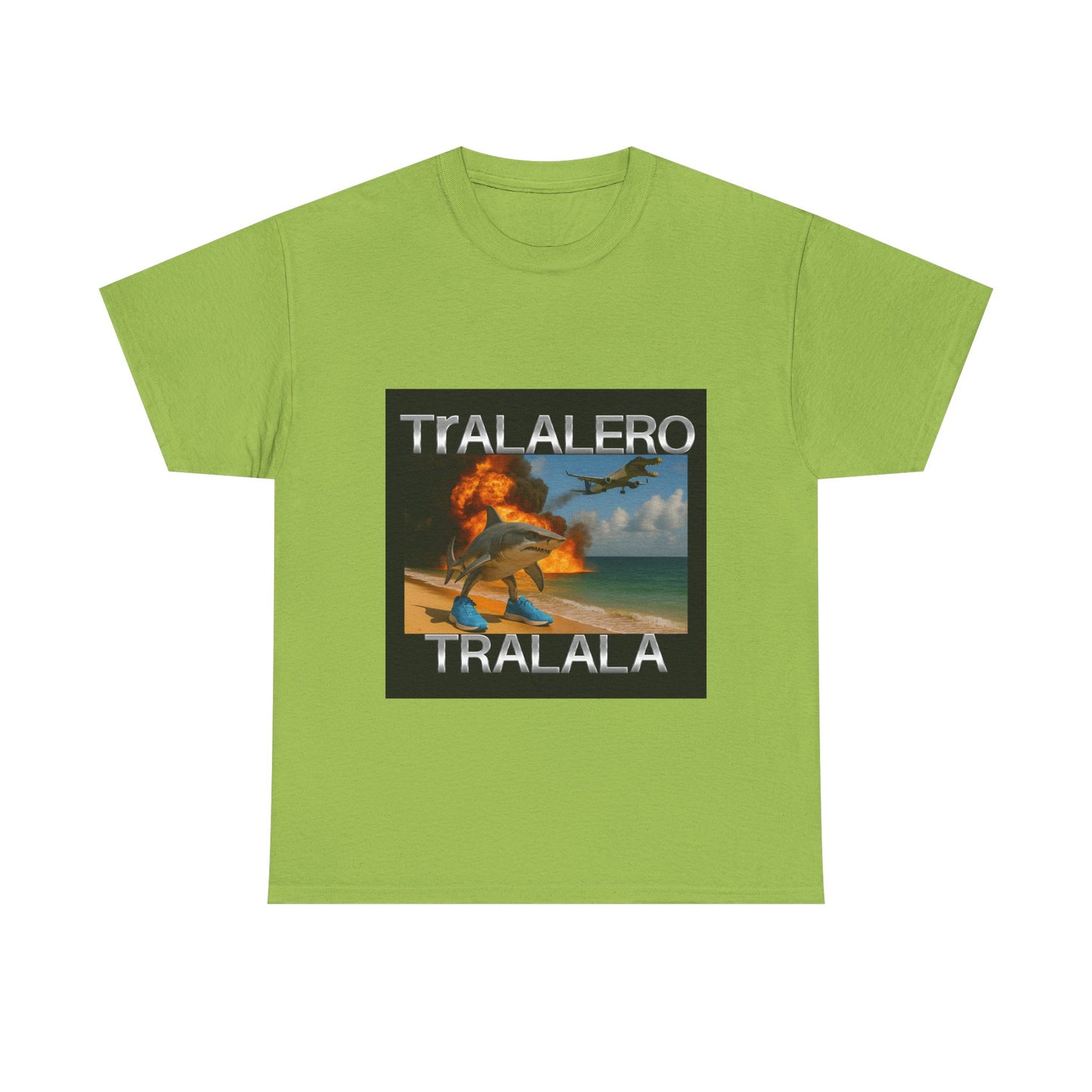 Tralalero Tralala Funny Shark Meme T-shirt, Brain Rot Tee Shirt, Shark With Shoes Meme Shirts, Weird Absurd Funny Shirt, Trending Memes Tee